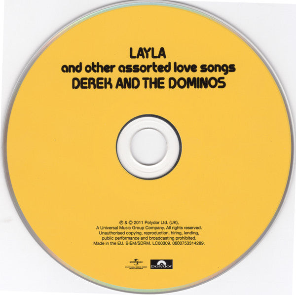 Derek And The Dominos* : Layla And Other Assorted Love Songs (CD, Album, RE, RM)