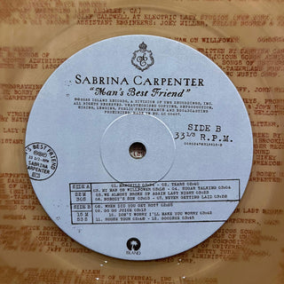 Sabrina Carpenter : Man's Best Friend (LP, Album, Ltd, Tra)