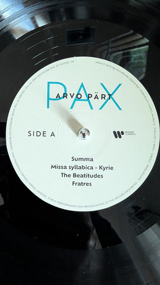 Arvo Pärt : Pax (LP, Comp, 140)