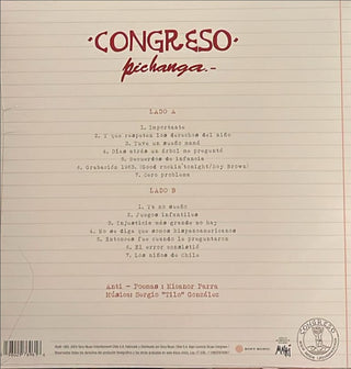 Congreso : Pichanga - Profecías A Falta De Ecuaciones (LP)