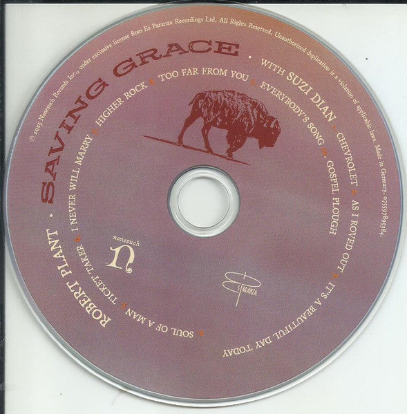 Robert Plant With Suzi Dian : Saving Grace (CD, Album)