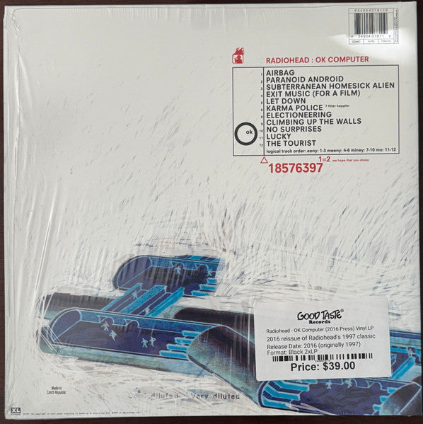 Radiohead : OK Computer (2xLP, Album, RE, RM, RP)