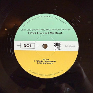 Clifford Brown And Max Roach : Clifford Brown & Max Roach (LP, Album, RE)