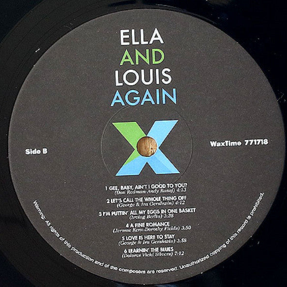 Ella* And Louis* : Ella And Louis Again (LP, Album, Mono, Dlx, Ltd, RE, RM, 180)