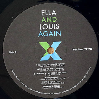 Ella* And Louis* : Ella And Louis Again (LP, Album, Mono, Dlx, Ltd, RE, RM, 180)