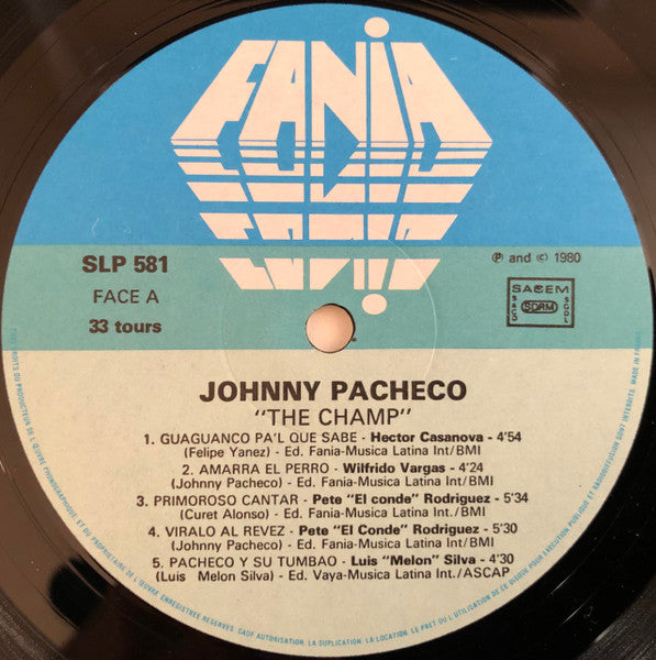 Johnny Pacheco : Champ (LP, Comp)