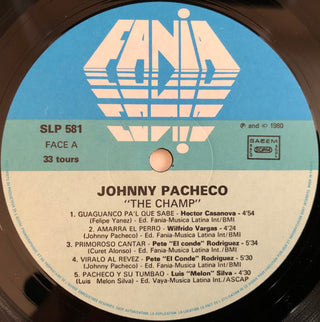Johnny Pacheco : Champ (LP, Comp)