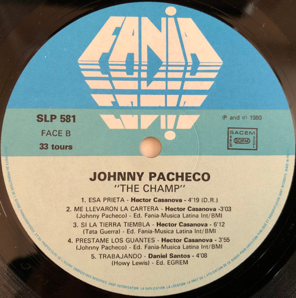 Johnny Pacheco : Champ (LP, Comp)
