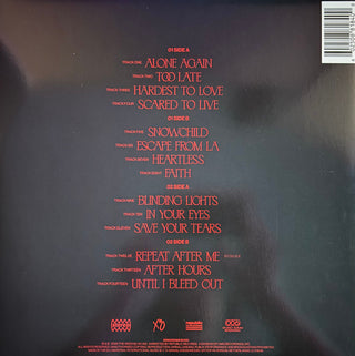 The Weeknd : After Hours (2xLP, Album, Dlx)