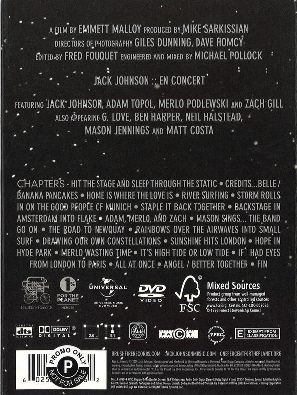 Jack Johnson : En Concert (DVD-V, NTSC)