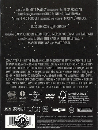 Jack Johnson : En Concert (DVD-V, NTSC)