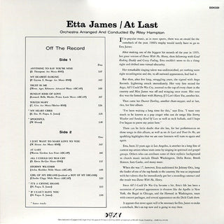 Etta James : At Last! (LP, Album, RE, 180 + CD, Album)