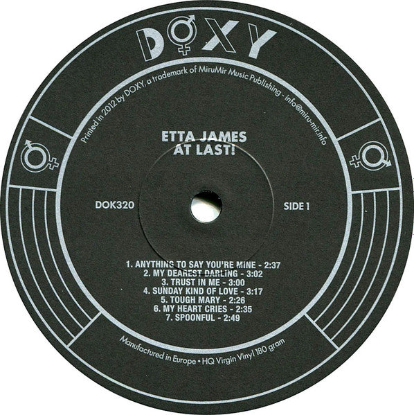 Etta James : At Last! (LP, Album, RE, 180 + CD, Album)