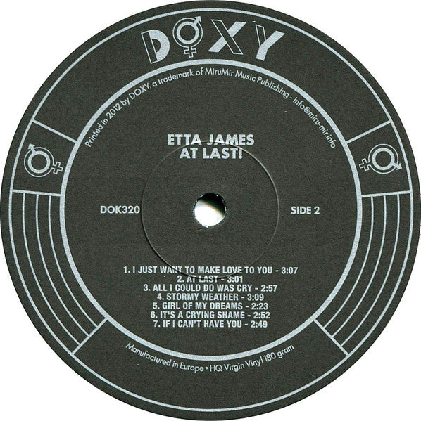 Etta James : At Last! (LP, Album, RE, 180 + CD, Album)