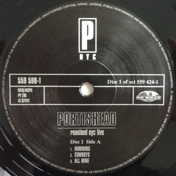 Portishead : Roseland NYC Live (2xLP, Album, RE)