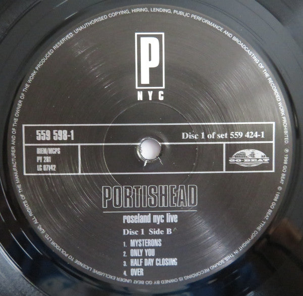 Portishead : Roseland NYC Live (2xLP, Album, RE)