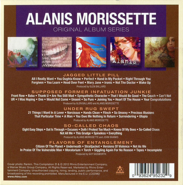 Alanis Morissette : Original Album Series (Box, Comp + CD, Album, RE + CD, Album, RE + CD, Al)
