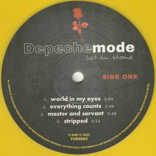 Depeche Mode : Set In Stone (LP, RP, S/Edition, Unofficial, Yel)