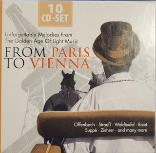 Various : From Paris To Vienna - Unforgettable Meldoies From The Golden Age Of Light Music (10xCD, Mono + Box, Mono)