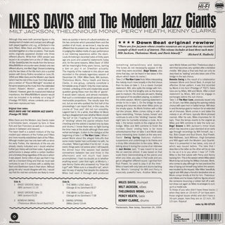 Miles Davis : Miles Davis And The Modern Jazz Giants (LP, Comp, Ltd, RE, RM, 180)
