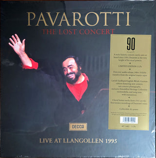 Luciano Pavarotti : The Lost Concert - Live At Llangollen 1995 (2xLP + Box)