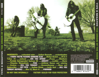 Type O Negative : The Origin Of The Feces (CD, Album, RE, RM)