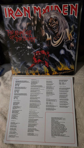 Iron Maiden : The Number Of The Beast (LP, Album, RE, RM, 180)