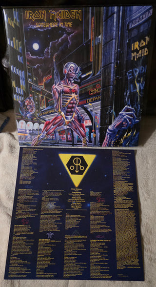 Iron Maiden : Somewhere In Time (LP, Album, RE, RM, 180)