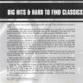 Various : Tamla Motown Big Hits & Hard To Find Classics (Volume Two) (CD, Comp, RE, Uni)