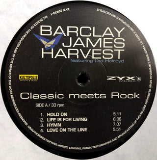 Barclay James Harvest Featuring Les Holroyd With Prague Philharmonic Orchestra : Classic Meets Rock (LP, Album)