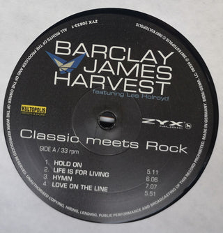 Barclay James Harvest Featuring Les Holroyd With Prague Philharmonic Orchestra : Classic Meets Rock (LP, Album)