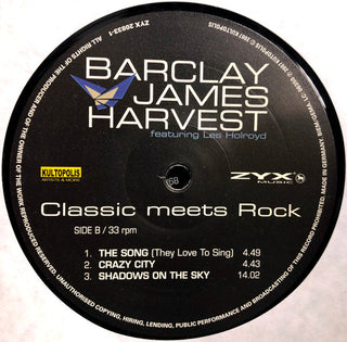 Barclay James Harvest Featuring Les Holroyd With Prague Philharmonic Orchestra : Classic Meets Rock (LP, Album)