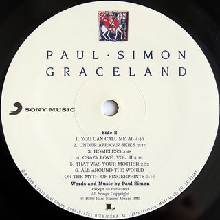 Paul Simon : Graceland (LP, Album, RE, RM)