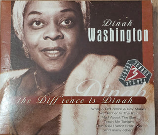 Dinah Washington : The Diff'rence Is Dinah (3xCD, Comp, Box)