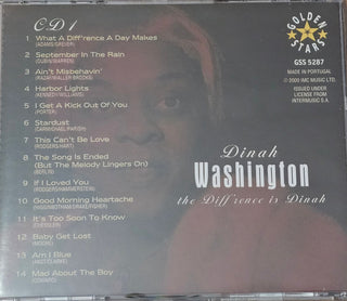 Dinah Washington : The Diff'rence Is Dinah (3xCD, Comp, Box)