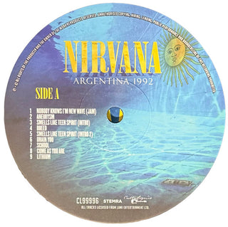 Nirvana : Argentina 1992 (LP, Unofficial, 180)