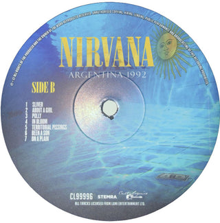 Nirvana : Argentina 1992 (LP, Unofficial, 180)
