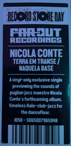 Nicola Conte : Terra Em Trasse / Naquela Base (7")