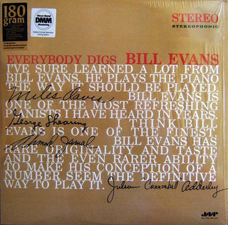 Bill Evans : Everybody Digs Bill Evans (LP, Album, Ltd, RE, RM, 180)