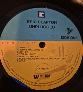 Eric Clapton : Unplugged (LP, Album, RE, RM)