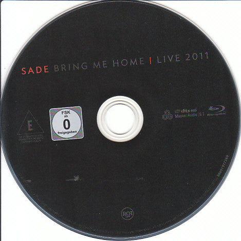 Sade : Bring Me Home | Live 2011 (Blu-ray, Album, Multichannel, Son)