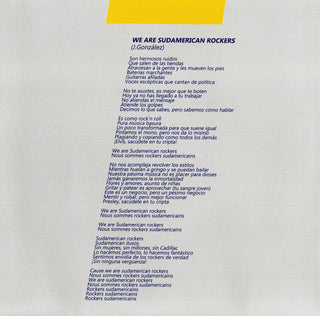 Los Prisioneros : We Are South American Rockers (7", RE)