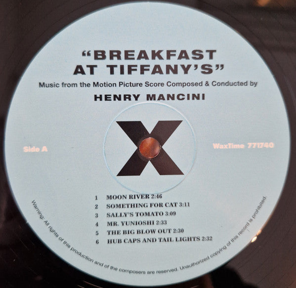 Henry Mancini : Breakfast At Tiffany's (Music From The Motion Picture Score) (LP, Album, Ltd, RM, 180)