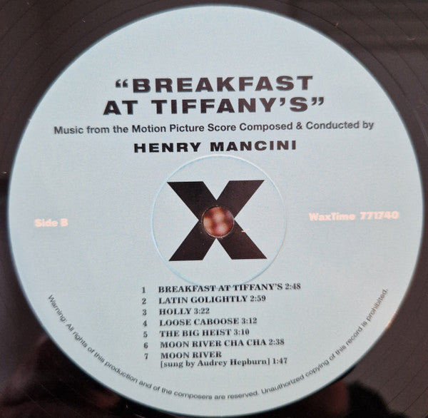 Henry Mancini : Breakfast At Tiffany's (Music From The Motion Picture Score) (LP, Album, Ltd, RM, 180)