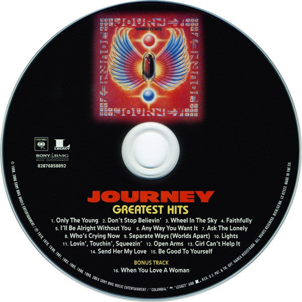 Journey : Greatest Hits (CD, Comp, RE, RM, Dig)