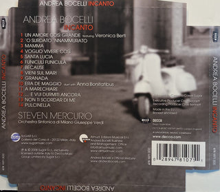 Andrea Bocelli : Incanto (CD, Album, Sup)