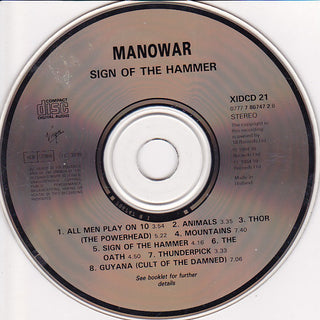 Manowar : Sign Of The Hammer (CD, Album, RE, RP)