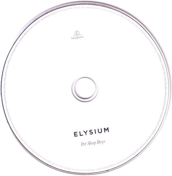 Pet Shop Boys : Elysium (CD, Album)