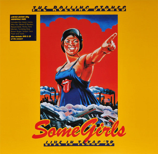 The Rolling Stones : Some Girls (Live In Texas '78) (2xLP, Album, 180 + CD, Album + DVD-V, RM, Multicha)