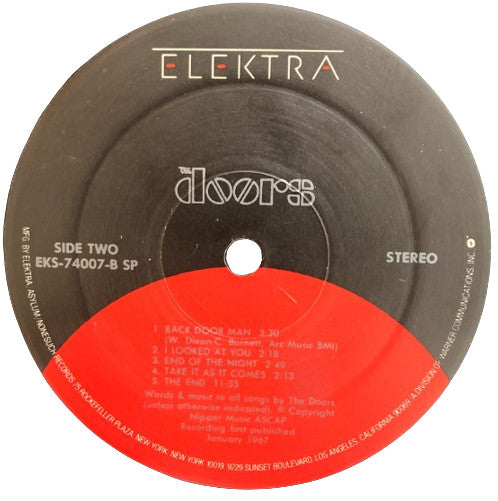 The Doors : The Doors (LP, Album, RE, Bar)